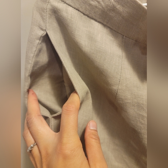 Biscote Taupe/Light Brown/Cream Trousers - Picture 4 of 9